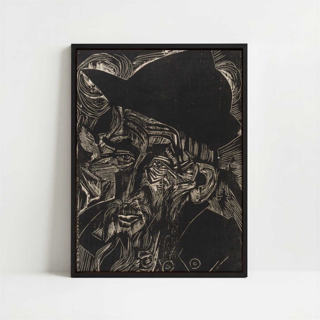 Framed Canvas - Framed canvas in black frame