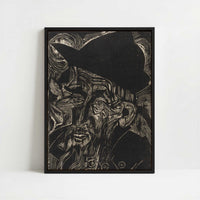 Framed Canvas - Framed canvas in black frame