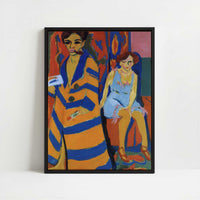Framed Canvas - Framed canvas in black frame