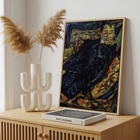 Framed Canvas - Framed canvas in a stylish interior setting
