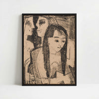 Framed Canvas - Framed canvas in black frame