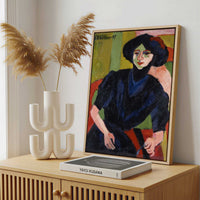 Framed Canvas - Framed canvas in a stylish interior setting