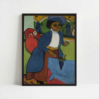 Framed Canvas - Framed canvas in black frame