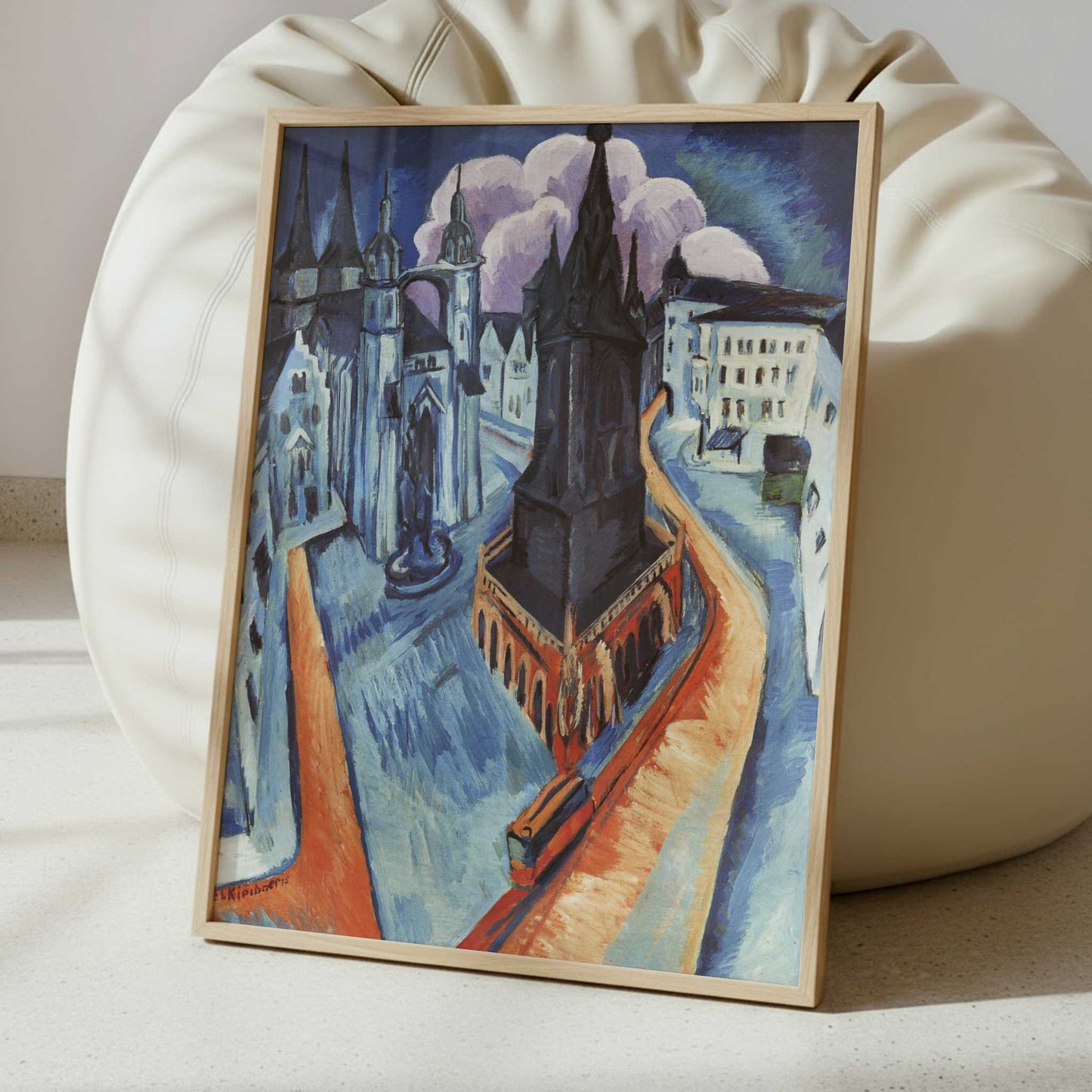 Red Tower in Halle (1915) by Ernst Ludwig Kirchner – Art Print - Interior inspiration