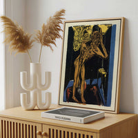 Framed Canvas - Framed canvas in a stylish interior setting