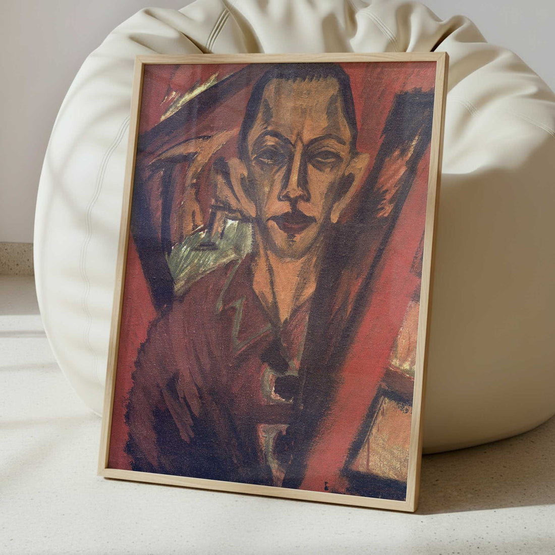 Self-portrait (1914) by Ernst Ludwig Kirchner – Art Print - Interior inspiration