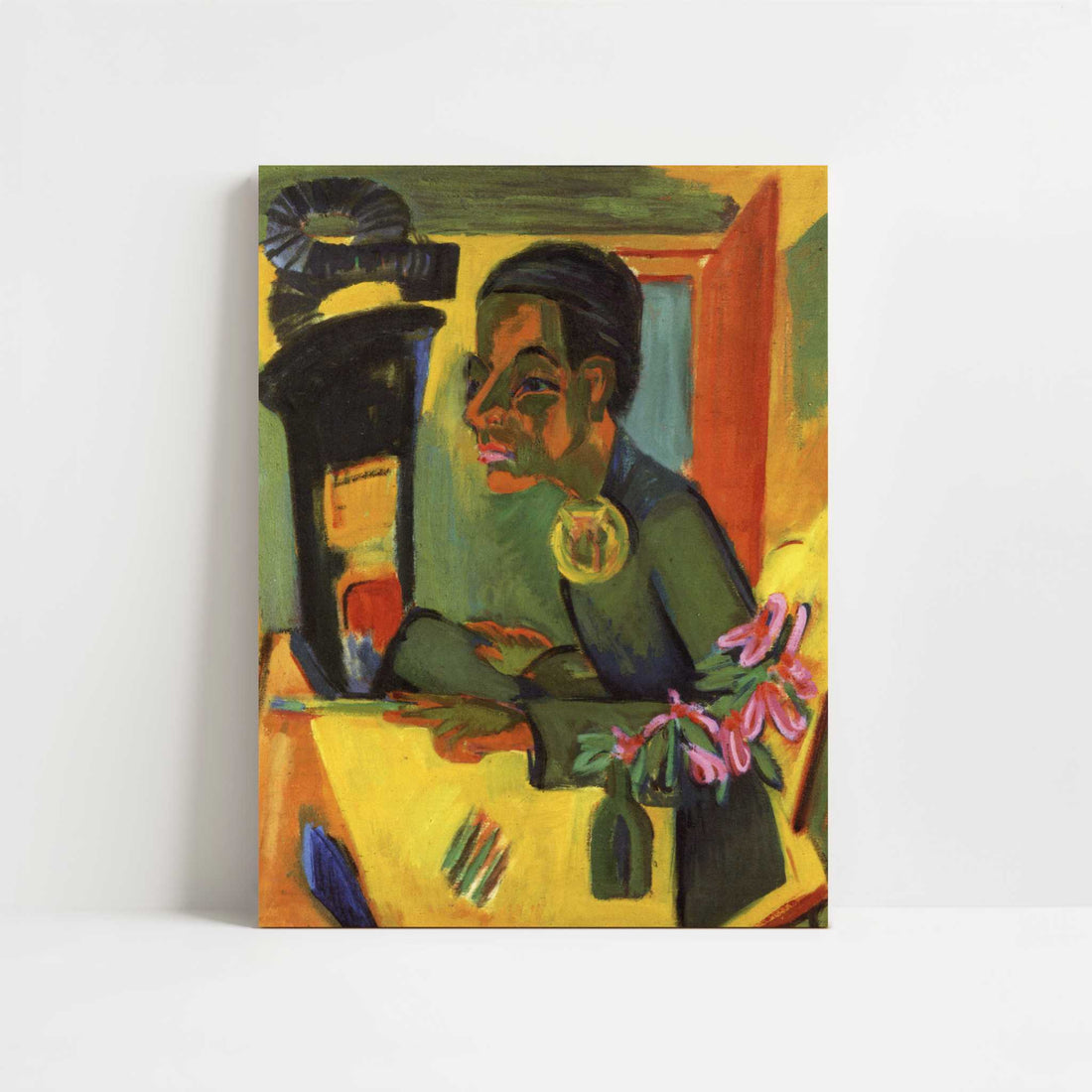 Self-portrait (1920) by Ernst Ludwig Kirchner – Art Print - Unframed art print
