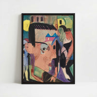 Framed Canvas - Framed canvas in black frame