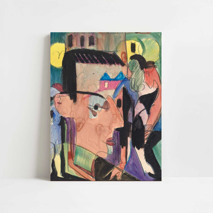 Self-portrait (1928) by Ernst Ludwig Kirchner – Art Print - Unframed art print