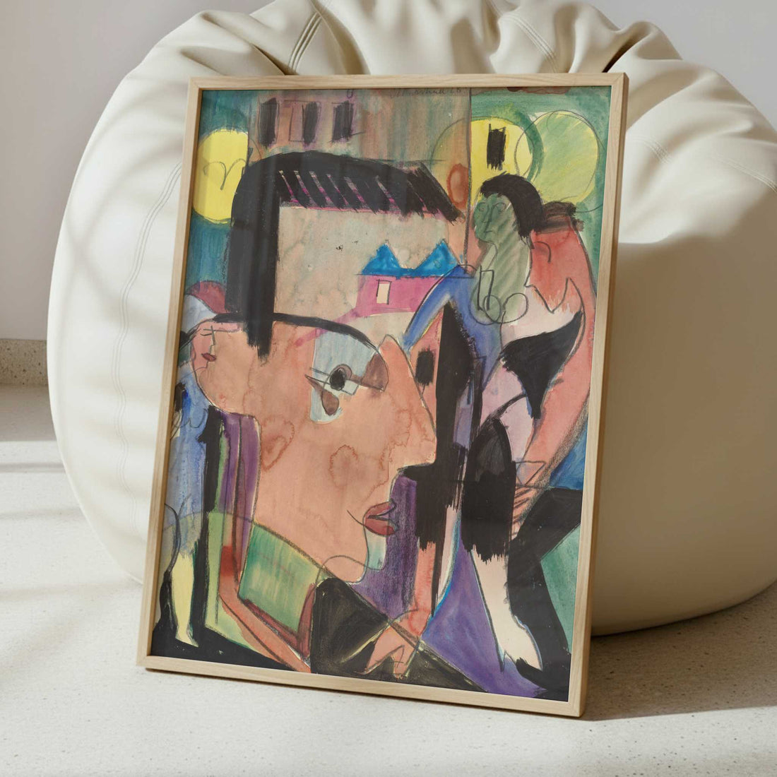 Self-portrait (1928) by Ernst Ludwig Kirchner – Art Print - Interior inspiration