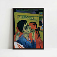 Framed Canvas - Framed canvas in black frame