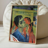 Self-portrait as a Sick Man (1917-20) by Ernst Ludwig Kirchner – Art Print - Interior inspiration