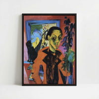 Framed Canvas - Framed canvas in black frame