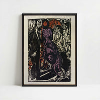 Framed Canvas - Framed canvas in black frame
