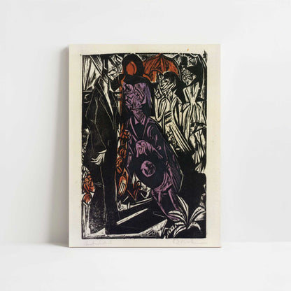 Selling the Shadow (1915) by Ernst Ludwig Kirchner – Art Print - Unframed art print