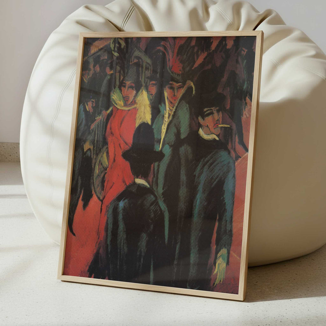 Street Scene in Berlin (1913) by Ernst Ludwig Kirchner – Art Print - Interior inspiration