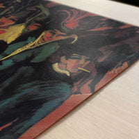 Street Scene in Berlin (1913) by Ernst Ludwig Kirchner – Art Print - Close-up detail of the art print