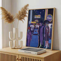 Framed Canvas - Framed canvas in a stylish interior setting