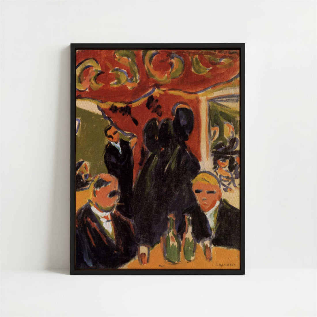 Framed Canvas - Framed canvas in black frame