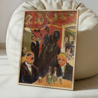 Tavern (1909) by Ernst Ludwig Kirchner – Art Print - Interior inspiration