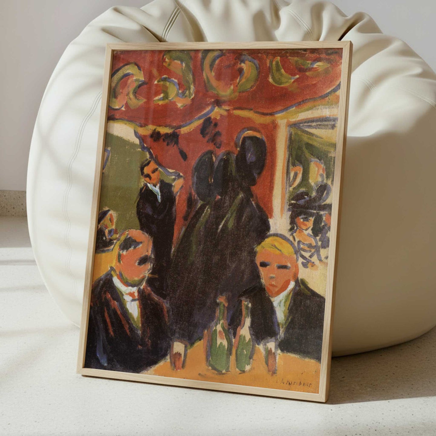 Tavern (1909) by Ernst Ludwig Kirchner – Art Print - Interior inspiration