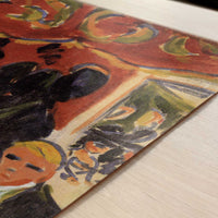 Tavern (1909) by Ernst Ludwig Kirchner – Art Print - Close-up detail of the art print