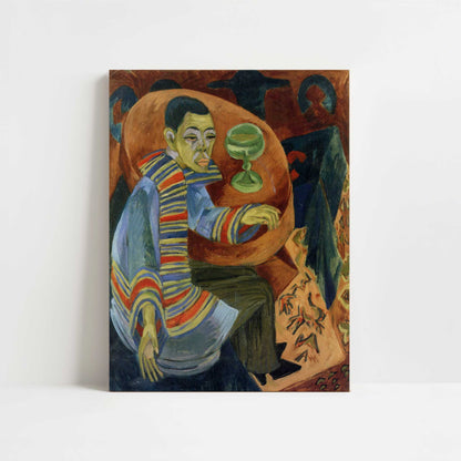 The Drinker (1914) by Ernst Ludwig Kirchner – Art Print - Unframed art print
