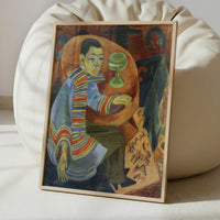 The Drinker (1914) by Ernst Ludwig Kirchner – Art Print - Interior inspiration