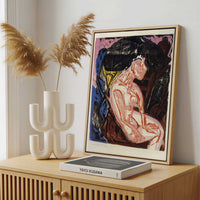 Framed Canvas - Framed canvas in a stylish interior setting