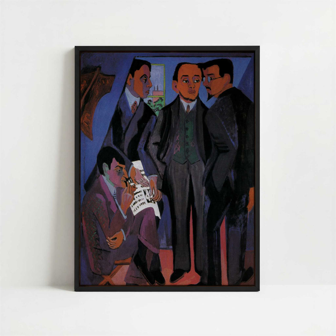 Framed Canvas - Framed canvas in black frame
