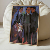 The Painters of Die Brücke (1926-7) by Ernst Ludwig Kirchner – Art Print - Interior inspiration