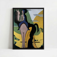 Framed Canvas - Framed canvas in black frame