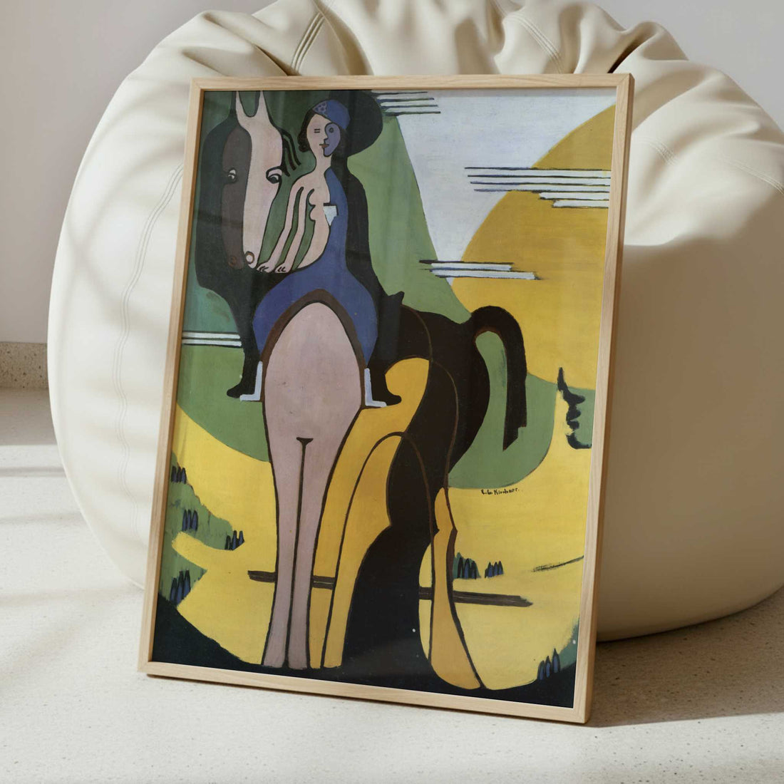The Rider (1931-32) by Ernst Ludwig Kirchner – Art Print - Interior inspiration