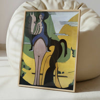 The Rider (1931-32) by Ernst Ludwig Kirchner – Art Print - Interior inspiration