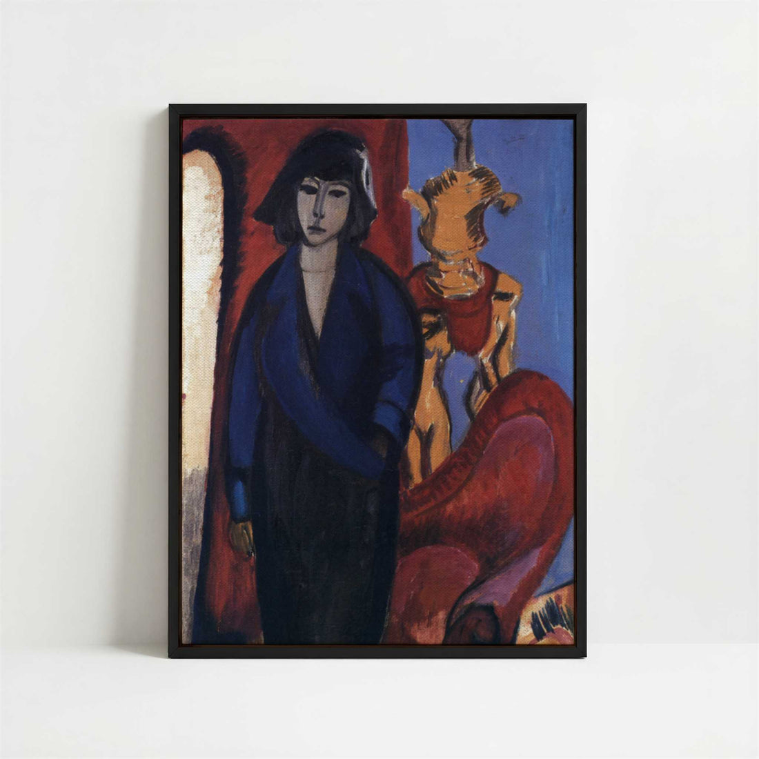 Framed Canvas - Framed canvas in black frame
