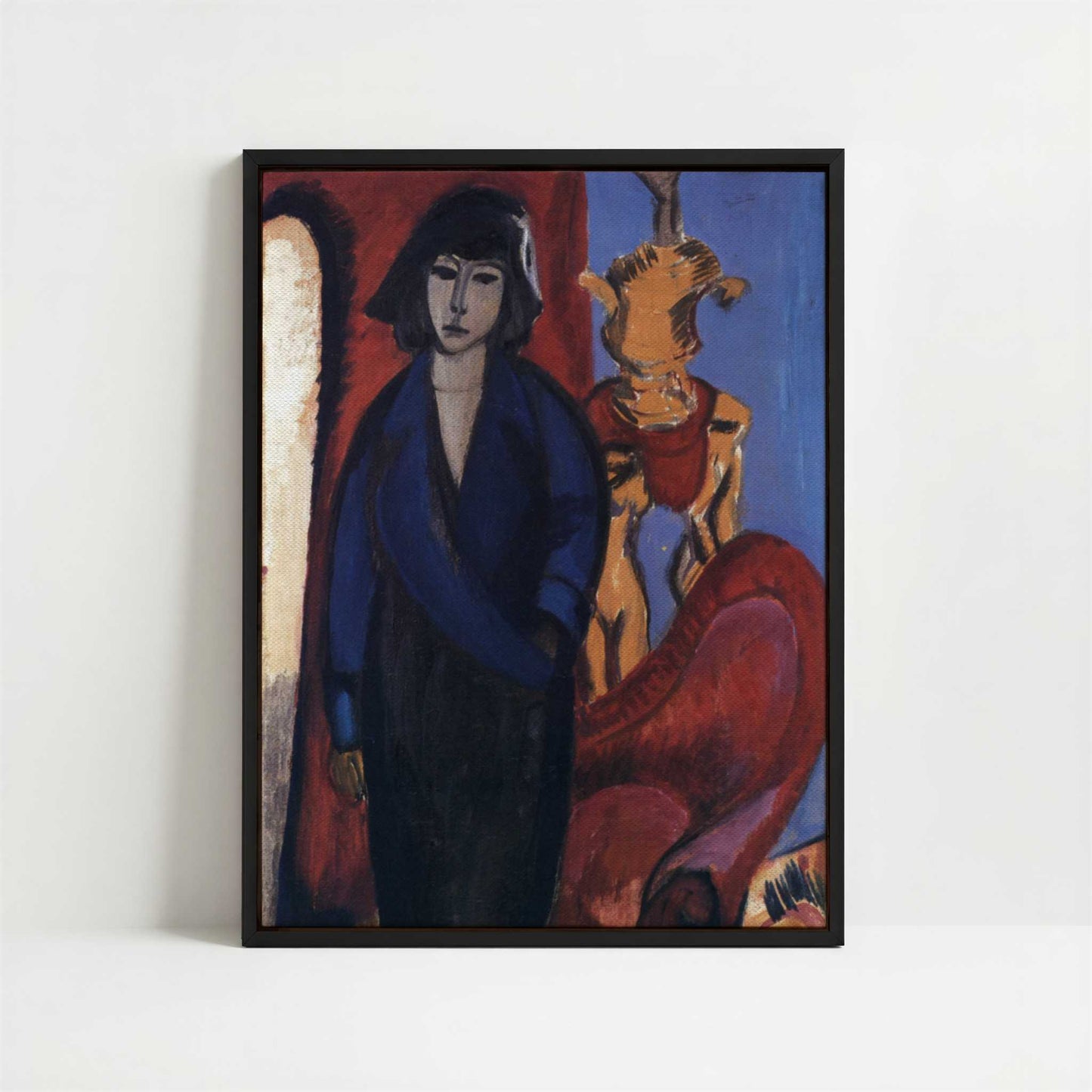 Framed Canvas - Framed canvas in black frame