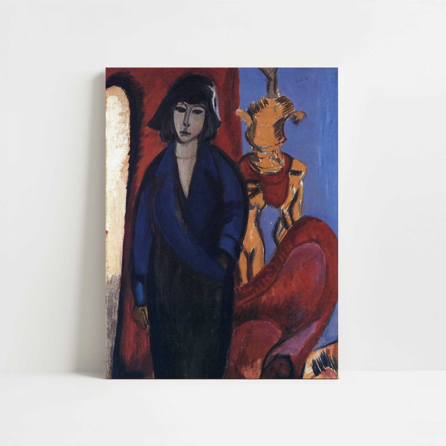 The Russian Girl (1912) by Ernst Ludwig Kirchner – Art Print - Unframed art print