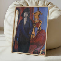 The Russian Girl (1912) by Ernst Ludwig Kirchner – Art Print - Interior inspiration