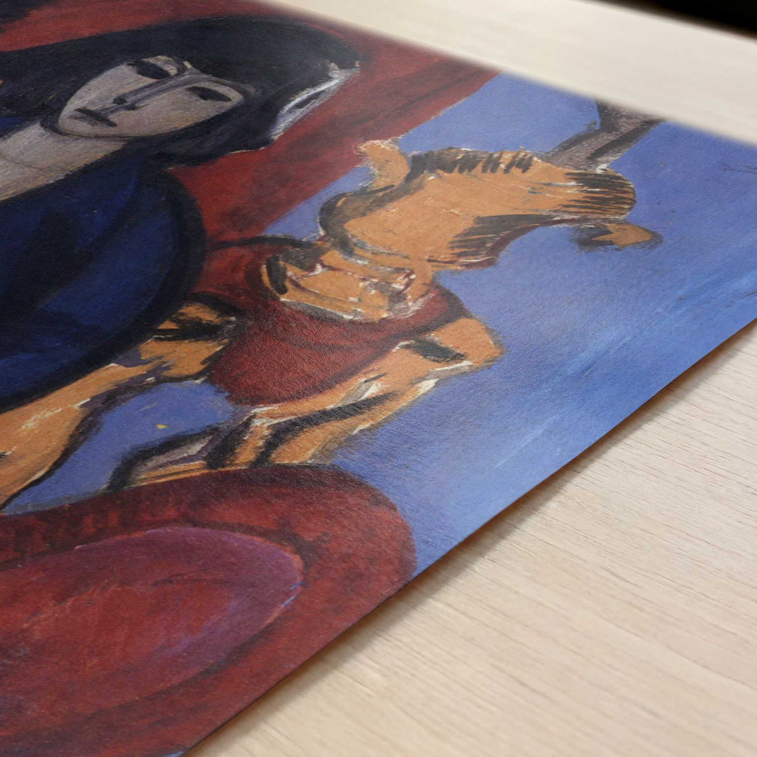 The Russian Girl (1912) by Ernst Ludwig Kirchner – Art Print - Close-up detail of the art print