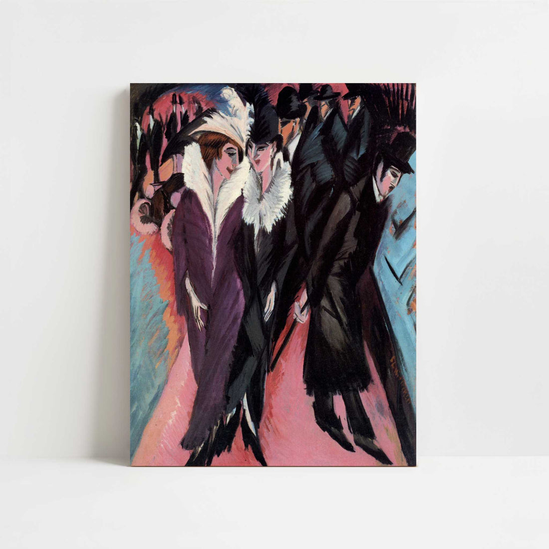 The Street (1913) by Ernst Ludwig Kirchner – Art Print - Unframed art print