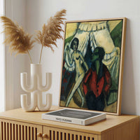 Framed Canvas - Framed canvas in a stylish interior setting
