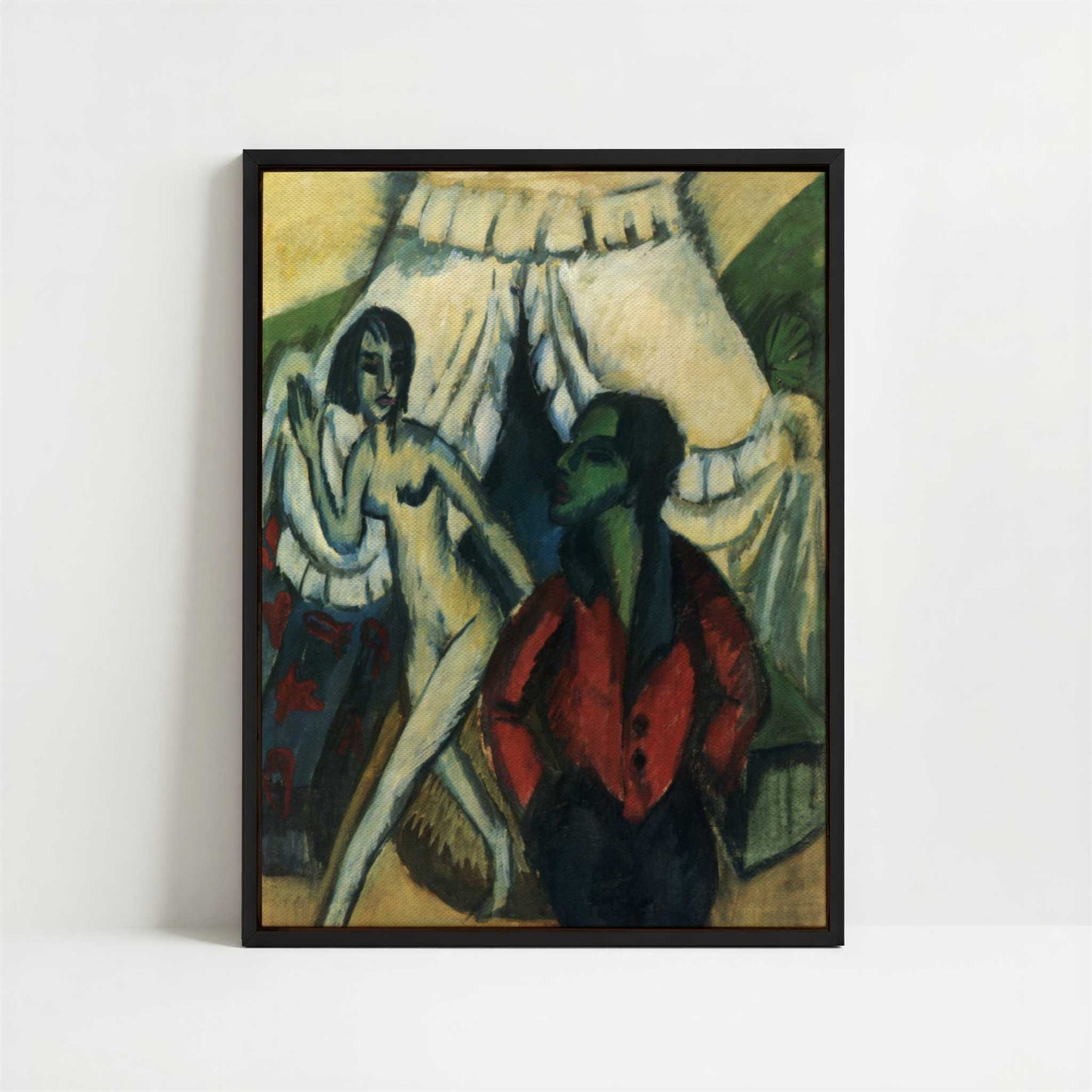 Framed Canvas - Framed canvas in black frame