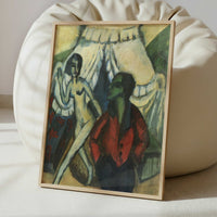 The Tent, Interior in Berlin Studio (1914) by Ernst Ludwig Kirchner – Art Print - Interior inspiration