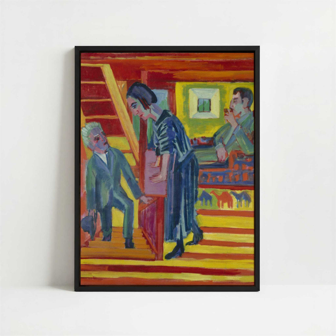 Framed Canvas - Framed canvas in black frame