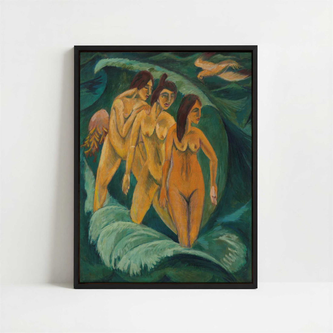 Framed Canvas - Framed canvas in black frame