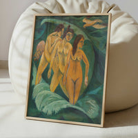 Three Bathers (1913) by Ernst Ludwig Kirchner – Art Print - Interior inspiration