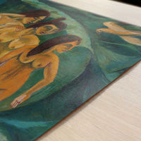 Three Bathers (1913) by Ernst Ludwig Kirchner – Art Print - Close-up detail of the art print