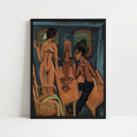 Framed Canvas - Framed canvas in black frame