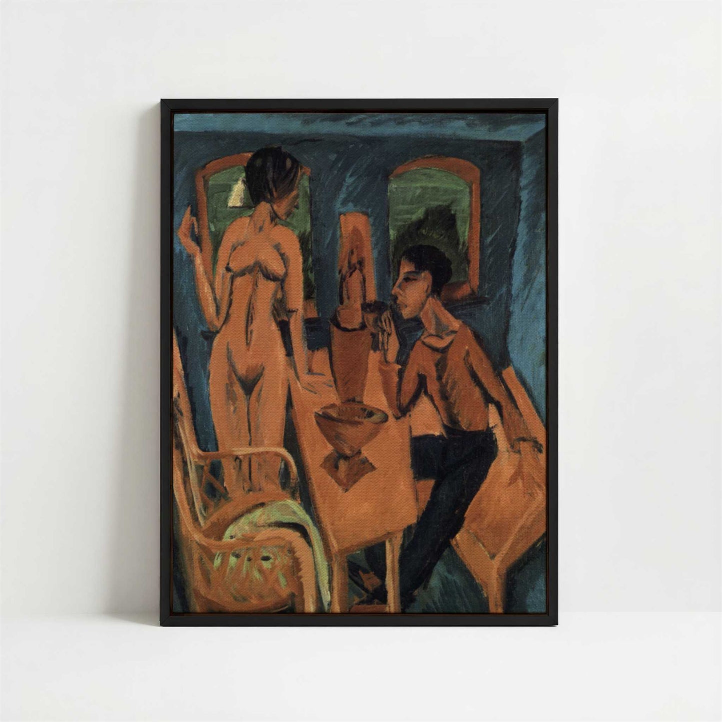 Framed Canvas - Framed canvas in black frame