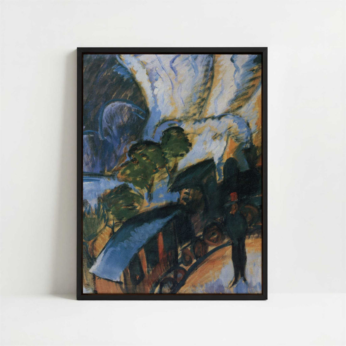 Framed Canvas - Framed canvas in black frame